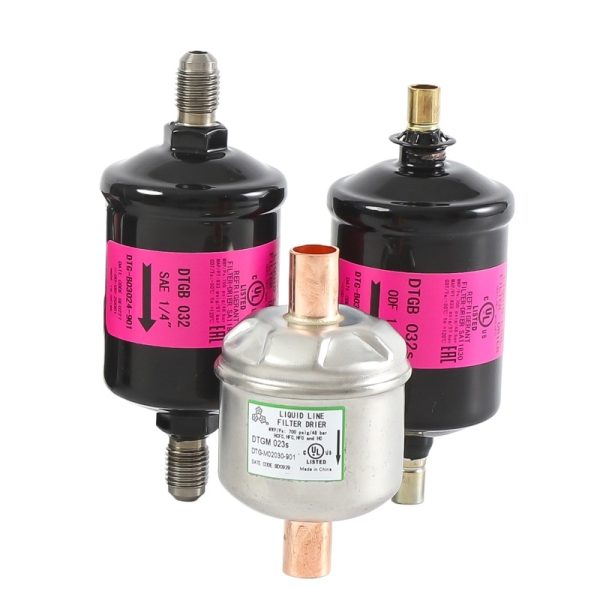SANHUA Liquid Line Filter Drier with 1/4" SAE and ODF Connections, DTGM 023s, DTGB 032, DTGB 032s for HVAC Systems, Replaces DTG-M02030-901, DTG-B03024-901, DTG-B03020-901 - Image 3