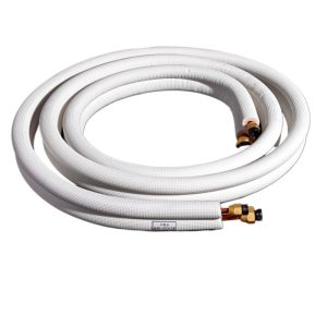 Pure Copper Air Conditioner Connecting Pipe Kit (6.35*0.6+9.52*0.6) for 1HP AC Unit, Replaces Standard HVAC Copper Lines