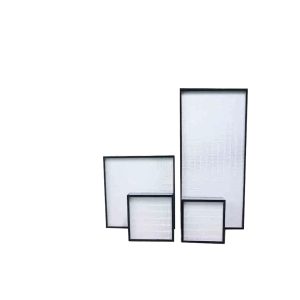 High Efficiency Minipleat Filter (320x320x90mm) with Glass Fiber Media, HEPA Air Filter for FFU Systems, Replaces Standard Cleanroom Filters