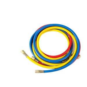Pressure Resistant Manifold Gauge Hose Set (0.9M-3M, R22/R134a) for HVAC Refrigerant Charging