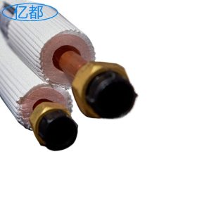 Copper Refrigeration Tube Connection Pipe (6.35*0.6+9.52*0.6) for AC Units, 3-30m Length, White Embossed, Customizable