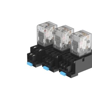 Miniature Intermediate Relays (HH52P/HH53P/HH54P) with 2/3/4 NO/NC Contacts, 12V/24V/36V/110V/220V AC/DC, for Distribution Control