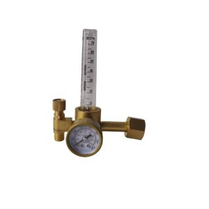 Argon CO2 Gas Flow Meter Regulator CGA580 Inlet Pressure Gauge Welding Welder