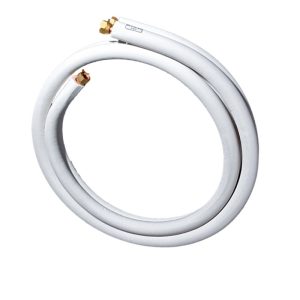 Embossed HVAC Copper Pipe Line Set with Nuts (9.52*0.6+15.88*0.7) for 3 Ton Mini Split Air Conditioner Systems, Replaces YD-YH-3P-190702-1