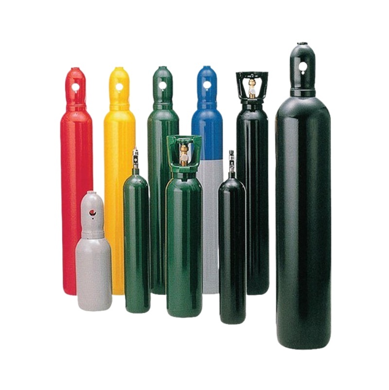 Industrial Gas Cylinder 10-50L Oxygen, Helium, CO2 Tank with QF-2 Valve 48kg for Portable Use - Image 3