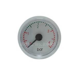 Universal Wall-Mounted Boiler Pressure Gauge (0-4 bar, 37mm) for HVAC Systems, Coffee Machines, and Water Pressure Monitoring