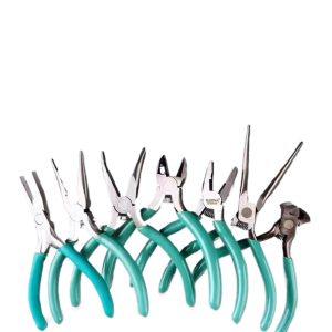Min Pliers Set (11 Types) High Hardness Industrial Grade for Electrician Wire Cutting and DIY Jobs