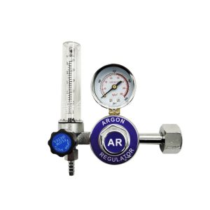 Heavy-Duty Argon/CO2 Gas Regulator with Flow Meter for Welding Applications - Russian/Ukrainian/Central Asian Thread (YQAR-731L)