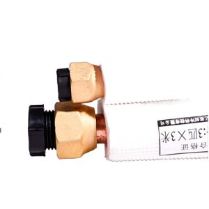 Pre-insulated Pure Copper Air Conditioner Line Set (9.52*0.6/15.88*0.7mm) with Integrated Connectors for HVAC Systems
