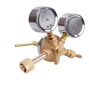 Oxygen Pressure Reducer (YQY-781) Single Stage Brass Gauge for Liquid Oxygen Dewars