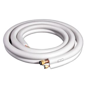Split AC Line Set Copper Pipe (6.35mm & 9.52mm with 0.6mm thickness) with Insulation and Flares, 3-20m Length, for Chuanlan Mini-Split AC Units