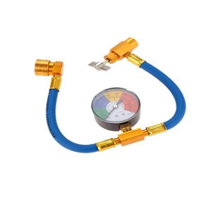 R134A Refrigerant Charging Hose with Gauge for Automotive AC System