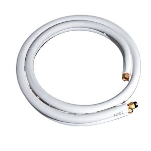 Pure Copper Air Conditioner Connecting Pipe (9.52x0.6mm + 15.88x0.7mm) with Flared Ends, Embossed Design, 3-30m Customizable Length, for Yangtze 3HP Outdoor AC Units