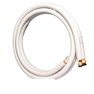 Universal Insulated Copper AC Refrigerant Line Set 12.7mm x 0.6mm + 19.05mm x 0.8mm for Mini-Split Air Conditioners compatible with 1P 2P 3P 5P systems