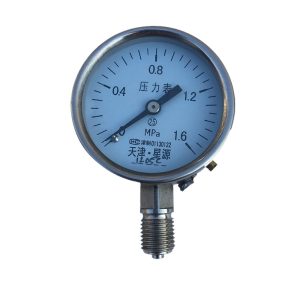 YF-60B Pointer Pressure Gauge (0-1.6 MPa, 60mm Dial) for Fire Water Supply & Air Compressors