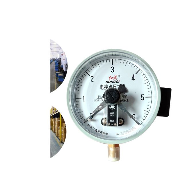 Hongqi YX-150 Electric Contact Pressure Gauge Vacuum Pressure Table for Water Pump Control - 이미지 2