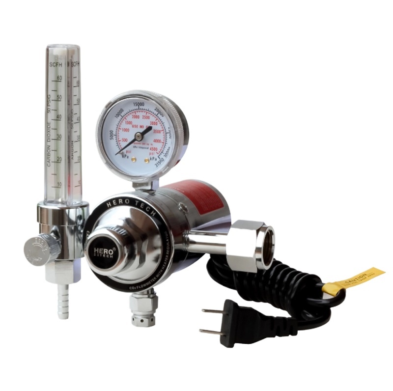 Heated CO2 Regulator Gas Flow Meter 36V 15L/min for MIG Welding Replaces Oxygen Regulators - Image 2