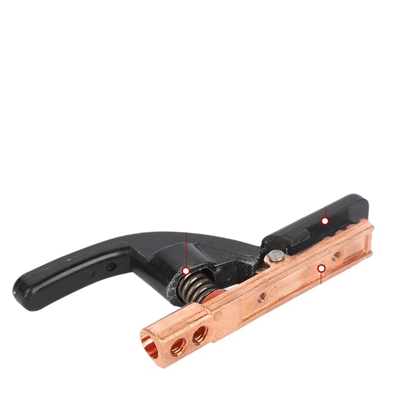 Industrial Grade Copper Welding Ground Clamp Electrode Holder for Steel Mills, Shipyards, Construction - Image 2