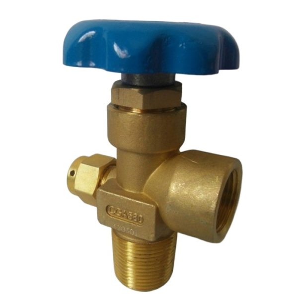 Industrial QF-8 Brass CO2 Cylinder Valve WP15 CGA320 for Gas Tanks - Imagem 3