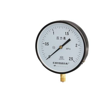 Precision Pressure Gauge (0-2.5 MPa, 200mm Dia, M20*1.5 Thread) for Industrial Measurement