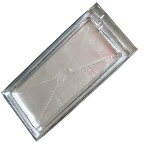 Metal HVAC Condensate Drain Pan (84cm x 38cm, 1-2P) for Outdoor AC Unit, Galvanized or Stainless Steel - รูปภาพ 2