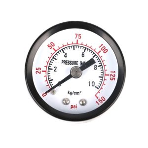 Industrial Pressure Gauge Y40 (0-1 MPa/0-150 PSI) for Air Gas Water Hydraulic Systems, 41mm Diameter, Radial/Axial Connection