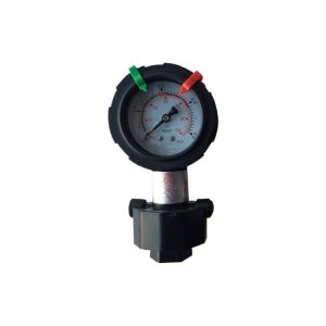 Durable PP Diaphragm Pressure Gauge YN63PP (63mm, 0-4 Kg/cm², 1/2PT Radial Connection) for HVAC Systems