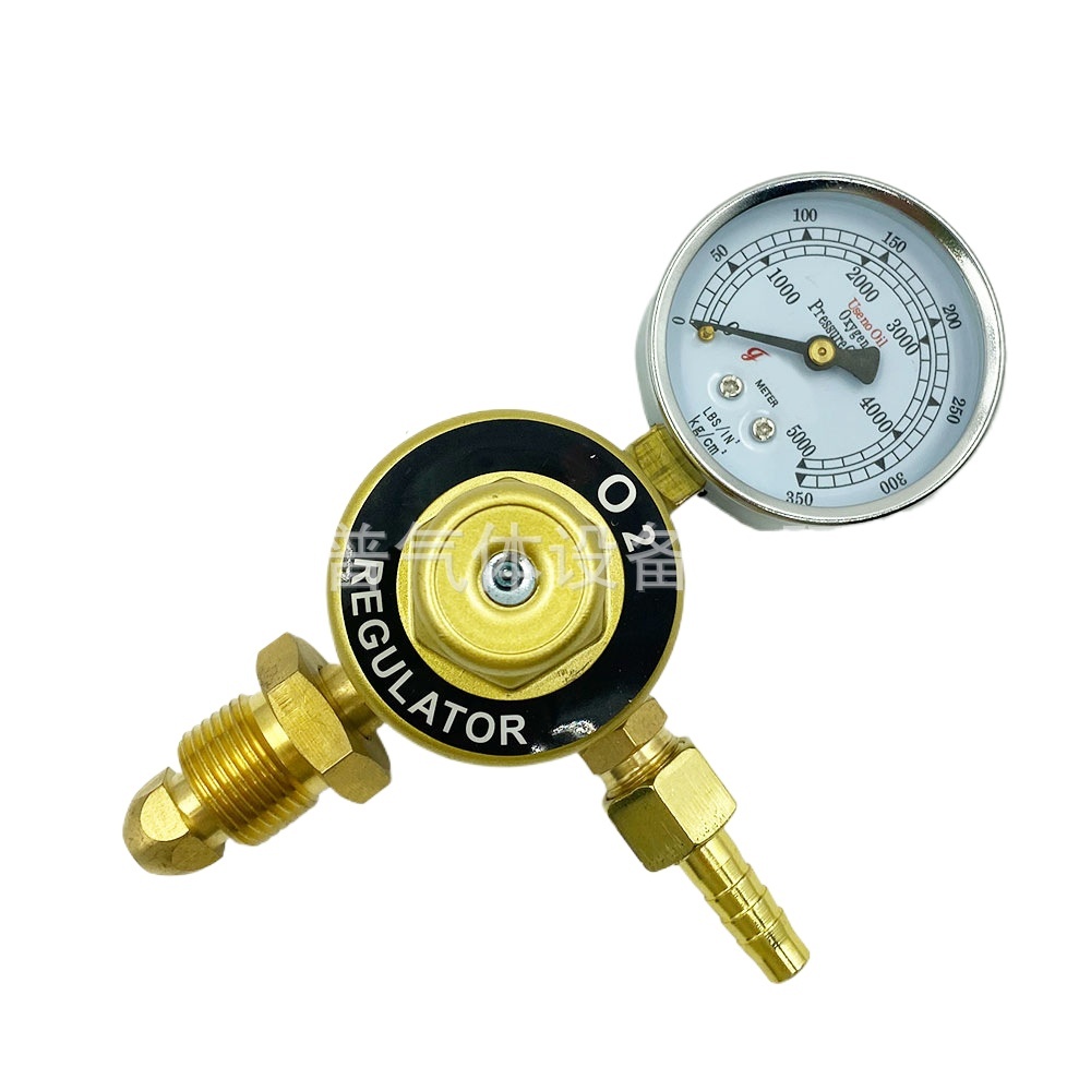 Oxygen Pressure Regulator Single Gauge G5/8" Anti-Vibration O2 Gas Meter for Welding & Cutting, Made in Ningbo, Export to India & Southeast Asia - Image 3