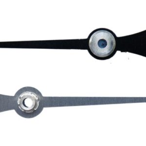 Y100 Dual Gauge Manifold Pressure Gauge Pointer Indicator (Total Length 55.4mm, Center Distance 37.4mm) for Refrigeration Manifold Gauges, Replaces 1279#