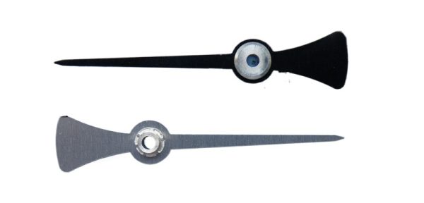 Y100 Dual Gauge Manifold Pressure Gauge Pointer Indicator (Total Length 55.4mm, Center Distance 37.4mm) for Refrigeration Manifold Gauges, Replaces 1279#