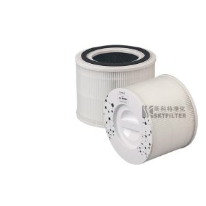 Replacement Air Purifier Filter (OD 193mm, ID 112mm, H 145mm) for PuroAir HEPA, Levoit CORE300 Systems