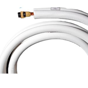 Embossed Copper HVAC Line Set (9.52*0.6+15.88*0.7) for Air Conditioner Units, 3 Meter Length, Replaces Standard Copper Tubing