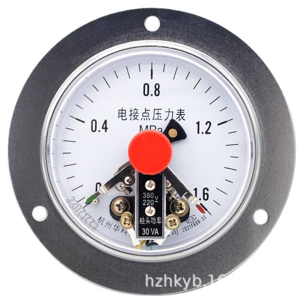 Remote Electric Contact Diaphragm Pressure Gauge YXC100ZT (0-1.6 MPa, 100mm Dial, 1.6 Accuracy) for Industrial HVAC Systems