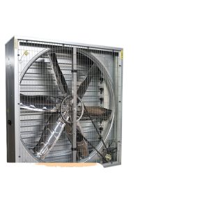 Industrial Negative Pressure Exhaust Fan Pull-Push Ventilator with Galvanized Sheet Enclosure, Available in Multiple Sizes (300-1750mm) for Greenhouse & Workshop Cooling