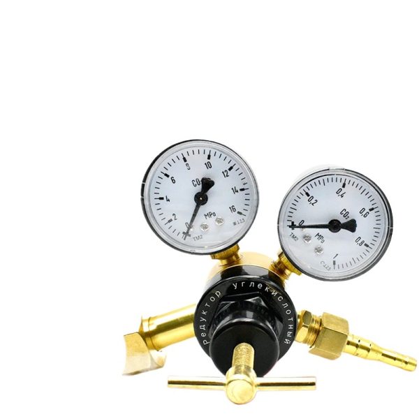 CO2-021A Russian Style Carbon Dioxide Pressure Reducer Regulator for Industrial Systems