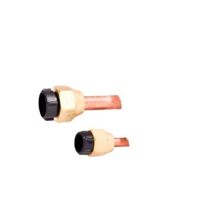 Insulated Copper Line Set (6.35x0.6mm + 9.52x0.6mm) with Fittings for AC Units 1HP Compatible with Changhong HVAC