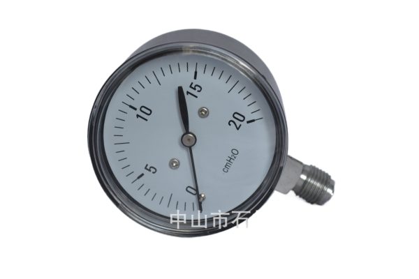 Membrane Pressure Gauge Y60 (0-20 cmH2O) with Radial Connection for Low Pressure Measurement