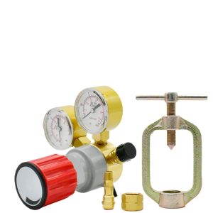 ACR-02 Acetylene Pressure Reducer Regulator Gauge for Industrial Gas Applications