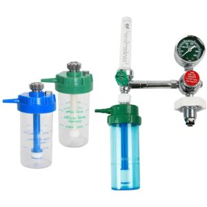 PT-R Oxygen Pressure Gauge Nasal Bovine Vertical Inlet Float Oxygen Inhaler for Medical Gas Supply Systems