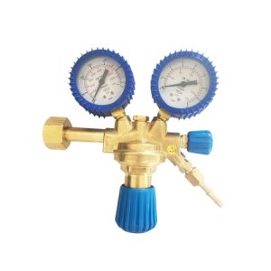 Pure Brass Oxygen Pressure Reducer Regulator Gauge for W21.8 G3/4 W24.32