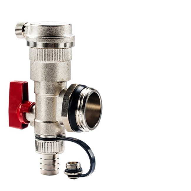 Floor Heating Automatic Air Vent Valve (Full Copper, 1-inch, 1.2-inch) compatible with HVAC Hydronic Radiant Heat Systems - Image 2