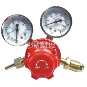 Multi-Gas Pressure Regulator with Dual Gauges (Acetylene/Oxygen) and G5/8 External Thread compatible with G5/8, W21.8-14, for Oxygen, Acetylene, Propane, Argon, CO2 applications