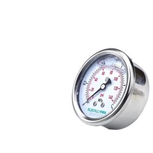 ELECALL Full Stainless Steel Shock-Resistant Pressure Gauge YTN-60BFZ (0-0.1Mpa to 0-60Mpa, -0.1-0Mpa)