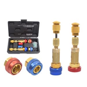 Automotive AC Schrader Valve Core Remover Installer Tool Set for R134a R1234yf Systems