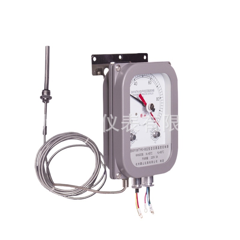 Hangshan BWY-802ATH Transformer Temperature Controller (0-100℃/0-120℃, AC 220V/3A) for Transformer Oil Temperature Monitoring, Replaces BWY(WTYK)-802 - Image 3