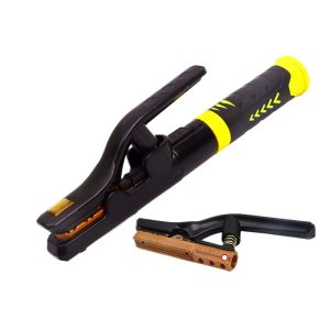 Heavy Duty Copper Welding Clamp 1000A - Electrode Holder for Shipyards & Steel Mills