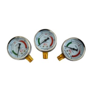 Acetylene Pressure Gauge (0-0.25 MPa) for Gas Reducer, High/Low Pressure Regulator Head (Model WQ-001)