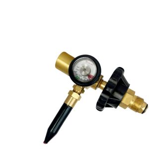 Balloon Inflator Gauge with Pressure Regulator Valve for Helium Tanks