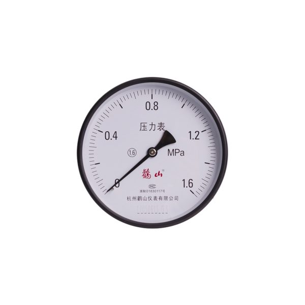 Axial Pressure Gauge Y150Z 0-1.6 MPa, Class 1.6 HVAC Pressure Sensor