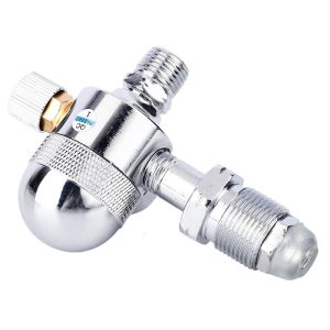Propane Gas Pressure Regulator (0-2.5 MPa Measurement Range, 0.25 MPa Rated Outlet Pressure, M22x1.5 Inlet, M1.6x1.5 Outlet) - Minimizing Gas Waste & Anti-fall Design for Propane Systems